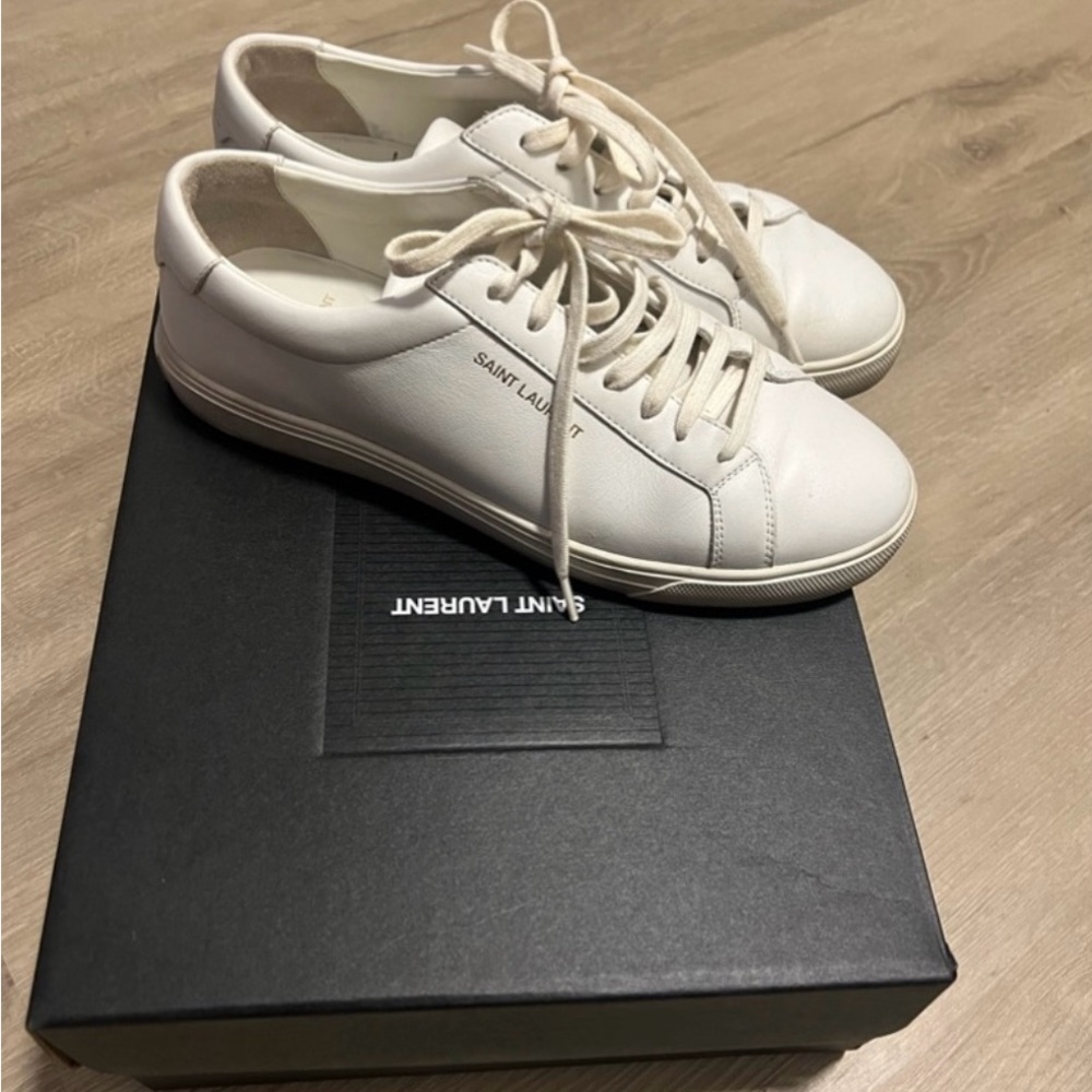 Saint Laurent Classic White Sneakers